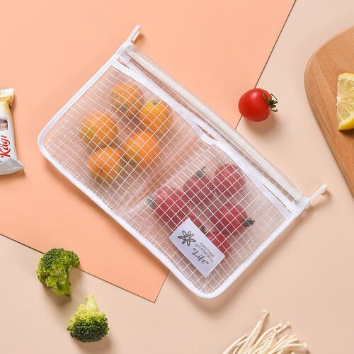 Refrigerator Storage Mesh Bag Hanging Household Classificati