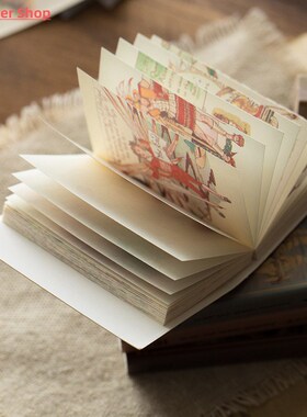 100pcs/lot Memo Pads Material Paper Magic Book Junk Journal
