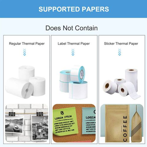 Portable Printer Thermal Printing er Wireless Inkless Pocket
