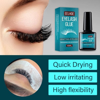 Eelhoe 15ml Eyelash Extension Glue Non Odor No Smell Fast Dr
