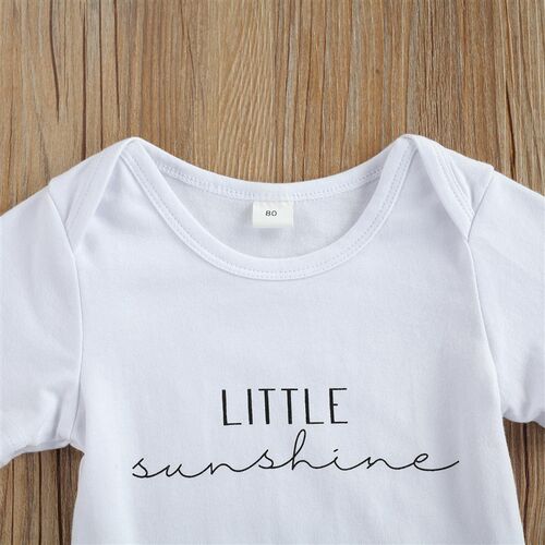 Citgeett Summer Infant Baby Girls Outfits Letter Print Short