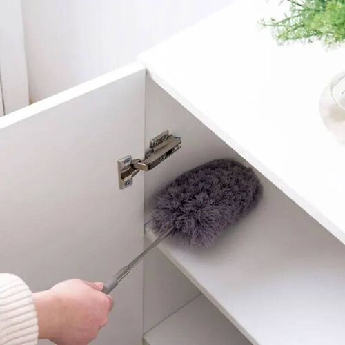 Retractable Duster Stainless Steel Long Handle Dusting Brush