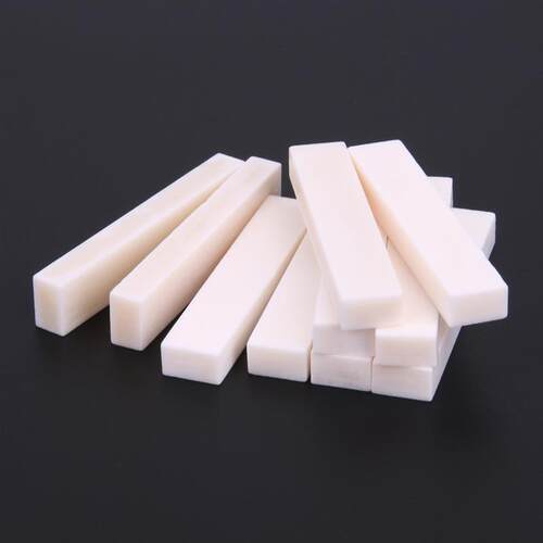 10/5/3Pcs Guitar Bass Real Blank Bone Nut for LP Folk/Classi