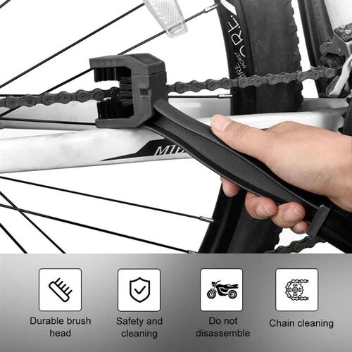 Portable Chain Cleaner Motorcycle Road Bike Chain Clean Brus