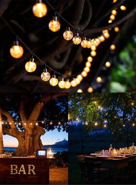 100 LED Solar Light Outdoor IP65 Waterproof String Fairy Lam