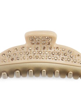 French Wandom large full-zircon hair grab the back of the he