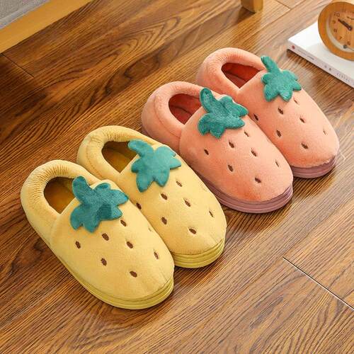 Cotton Slippers For Womens Home Autumn And Winter Home Warm