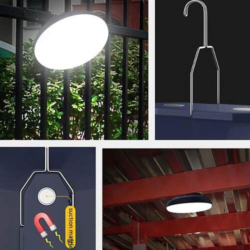ESMARTER Camping Lanterns Portable LED Hang Tent Light Recha