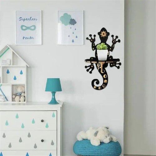 Wolf Wall Crystal Shelf Cute Wooden Wall Shelf Crystal