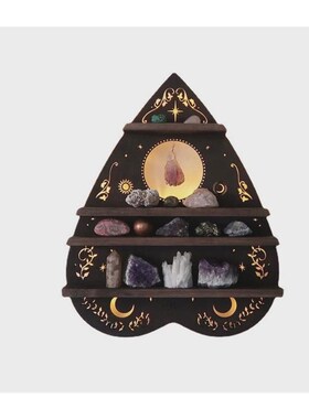 Luna Moth Lamp Crystal Shelf 月神蛾灯水晶架蝴蝶水晶置物架礼