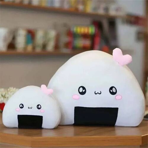 Cute Plush Mini Rice Ball Pillow Kawaii Soft Japanese Sushi