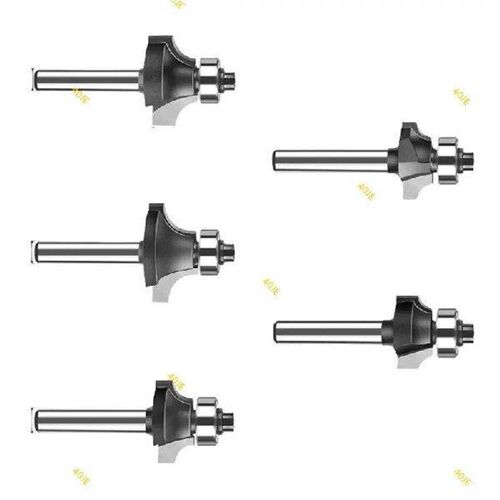 40JE Set of 5 Efficient Round Over Router Bit 1/4Inch or