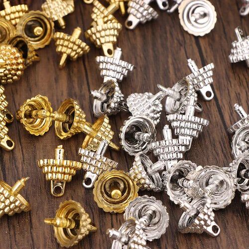 50/100pcs Pendant Set Balls Charms Pendants Caps Decoration