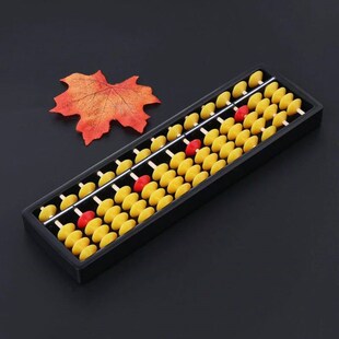 Abacus Soroban Beads Column Kid School Learning Tools Educat