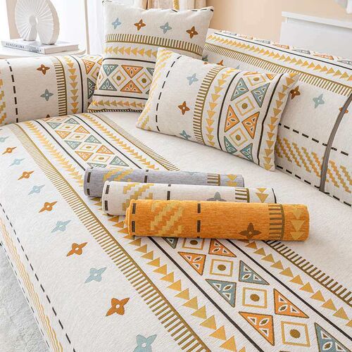 Bohemian Chenille Sofa Cushion All Seasons Universal Full Se