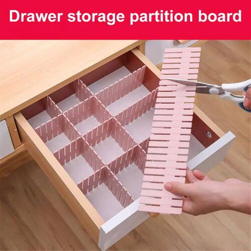 Adjustable Clapboard Drawer Divider Partition Storage Organi