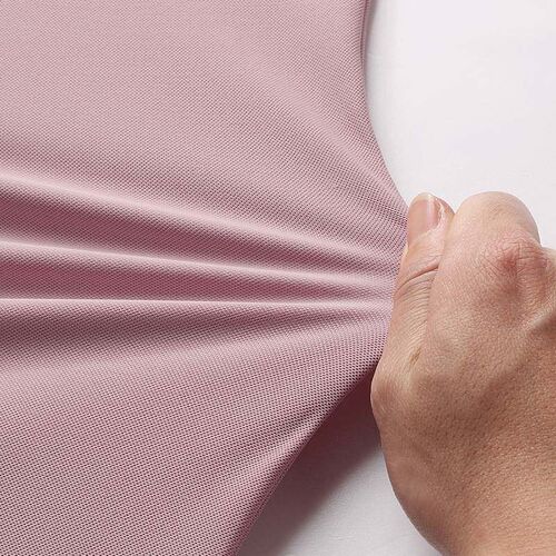-Summer ice silk short-sleeved mens solid color POLO shirt