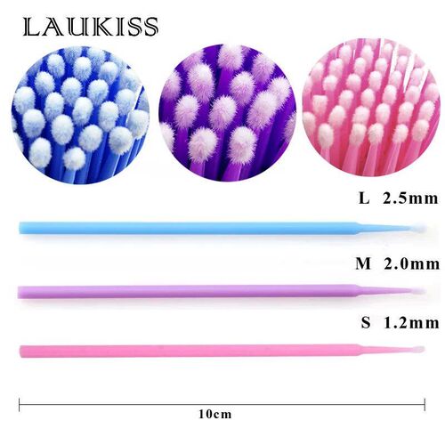 100pcs Micro make up brushes Eyelash Extension EyeLash Glue