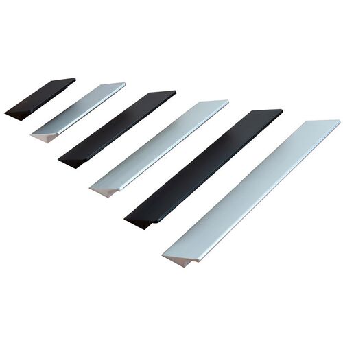 Modern Cabinet Door Pull Hidden Invisible Matte Black Handle