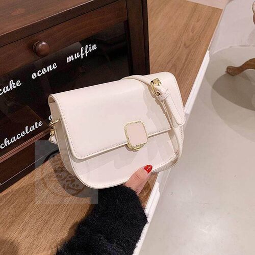 Bag womens winter fashion retro simple saddle bag womens