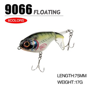 Floating Whopper Plopper 75F Rotating Bass Lures Plopping Wh