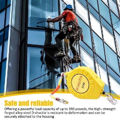 Safety Yoyo Fall Protection Sturdy Fall Arrest Lanyard