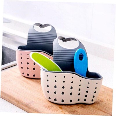 Sink Shelf Soap Sponge Drain rack Kitchen Organizer Holder
