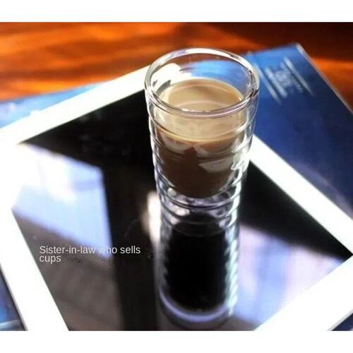 Nespresso Coffee Mug Heat Resistant Double Wall Tea Glass Cu