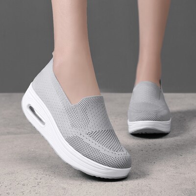 Hot Sale Platforms Weave Women Slip on 2023 New Spring Sprin