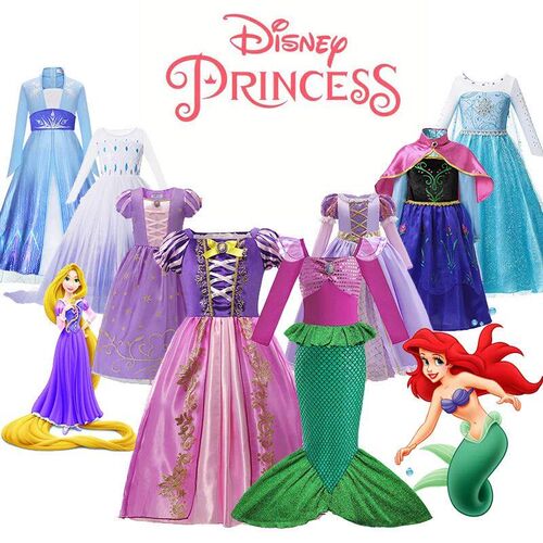 Rapunzel Princess Dress for Children Birthday Carnival Hallo