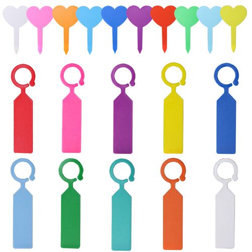 10 Colors Garden Planting Tag 2 Type of Ring Hook ree Marker