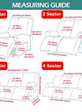 1/2/3/4 Seater Knitted Recliner Sofa vers Lazy Boy Relax Arm