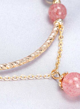 Badu Strawberry Crystal Grey Moonstone Brlet Womens Transpo