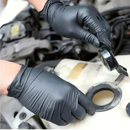10/20/50/100PCS Black Nitrile Disposable Gloves for Work Lat