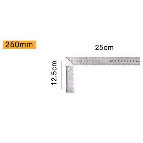1pc L Shape Angle Square Ruler 250mm-600mm Construction