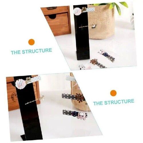 Claw Clip Holder Organizer Stand 4 Pieces Acrylic Hair Clip