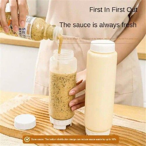 Salad Dressing Bottle Innovative Convenient Double-headed