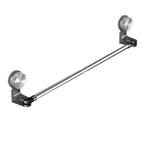 Suction Cup Towel Rack Bathroom No-Drill Bath Towel Bar Exte