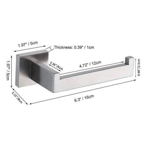 304 Stainless Steel Bathroom Accessories 1 Piece Matte Black
