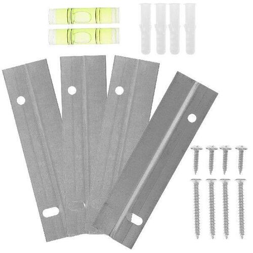 4 Pcs Door Knob Cam B Stainless Steel Plate Covers