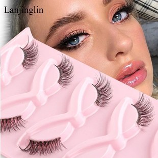 3/5 Pairs New Half Lashes Cat Eye Natura Long Full Strip Las