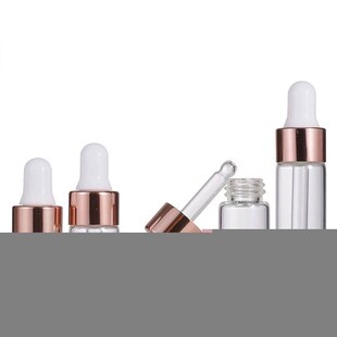 10pcs Mini Dropper Bottles Glass Empty Essential Oil Aromath
