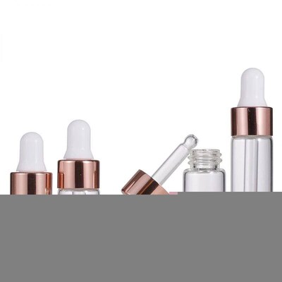 10pcs Mini Dropper Bottles Glass Empty Essential Oil Aromath