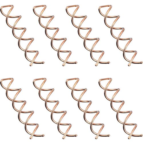 10pcs Women Hair Clip Bobby Pin Comb Spiral Twist  Head Acce