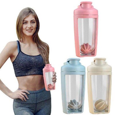 500ml Protein Shaker Bottle Leak Proof Fitness Shaker Cup
