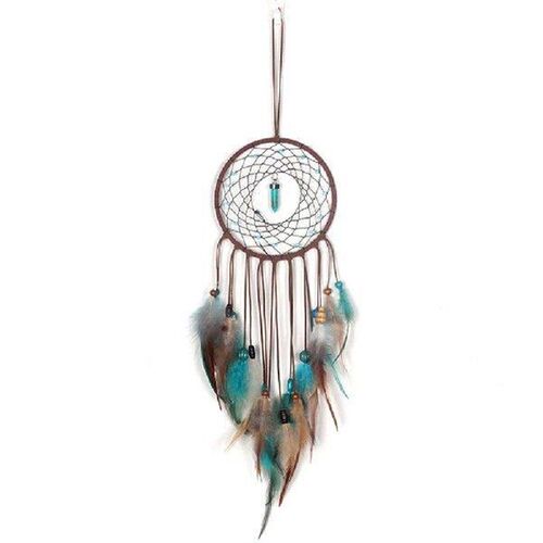 Handmade Dream Catcher LED Light Feather Wall Hanging