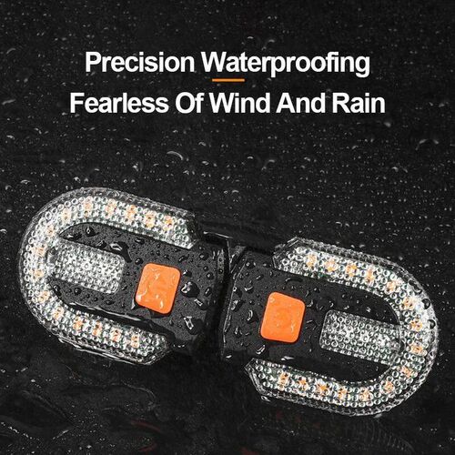 Bike Turn Signal Rear Light Remote Lights LED Rechargeable U