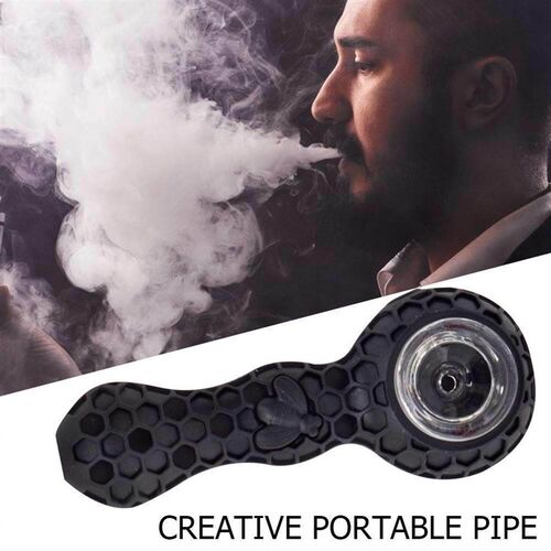 Silicone Tobacco Cigarette Pipe Portable Cigarette