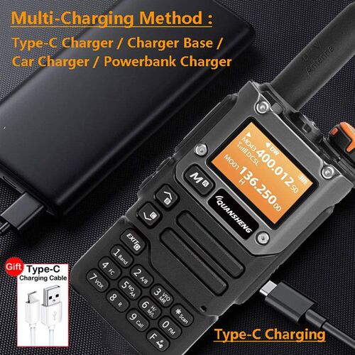 Quansheng UV K5 (8) Walkie Talkie Am Fm Two Way Radio Commut