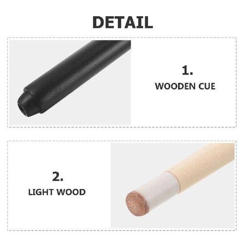 Mini Pool Cue Stick 48cm Short Billiard Sticks for Children